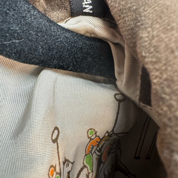 vintage 70s velvet blazer‎ jacket equestrian brown sz 40 - Picture 8 of 11